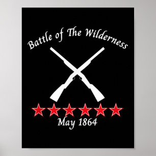 The Battle Of The Wilderness Virginia 1864 Civil B Poster