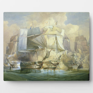 The Battle of Trafalgar, the Beginning of the Acti Plaque