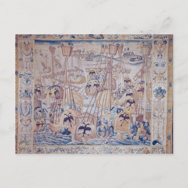 The Battle of Tunis or Lepanto Postcard (Front)