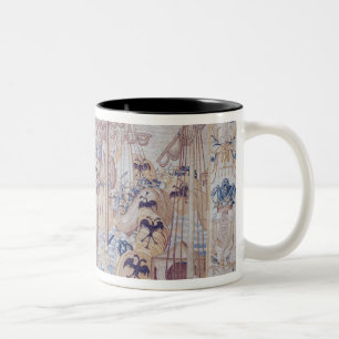 The Battle of Tunis or Lepanto Two-Tone Coffee Mug