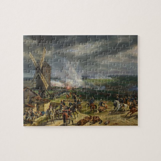 The Battle of Valmy by Jean-Baptiste Mauzaisse Jigsaw Puzzle (Horizontal)