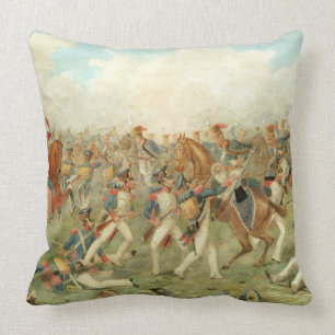 The Battle of Vitoria, June 21st 1813 (w/c on pape Cushion