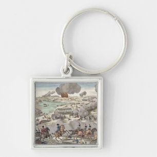 The Battle of Wagram, 6th July 1809 (engraving) Key Ring