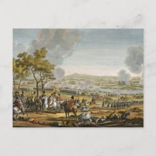The Battle of Wagram, 7 July 1809, engraved by Lou Postcard