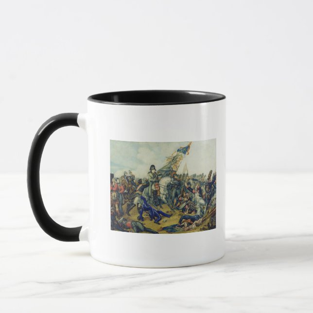 The Battle of Waterloo in 1815, 1831 Mug (Left)