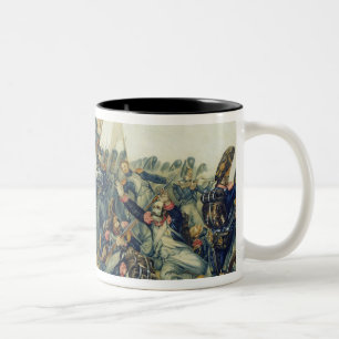 The Battle of Waterloo in 1815, 1831 Two-Tone Coffee Mug