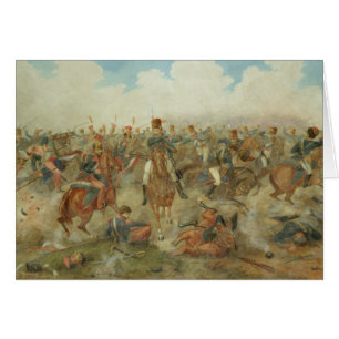 The Battle of Waterloo, June 18th 1815 (w/c on pap