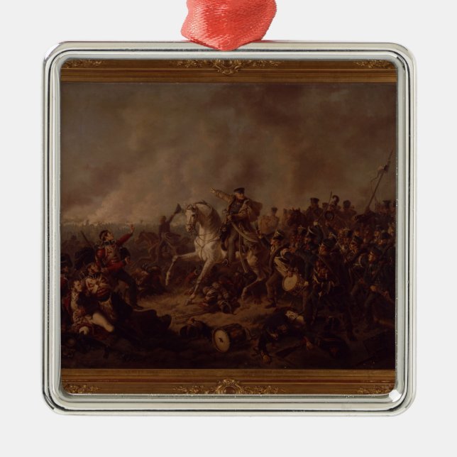 The Battle of Waterloo Metal Ornament (Front)