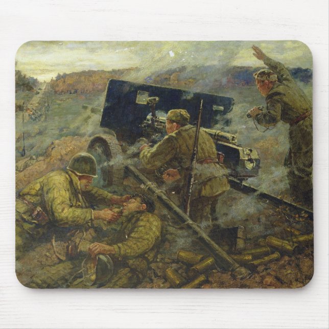 The Battle of Yelnya near Moscow in 1941 Mouse Pad (Front)