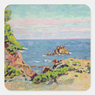 The Baumettes, 1910 (oil on canvas) Square Sticker