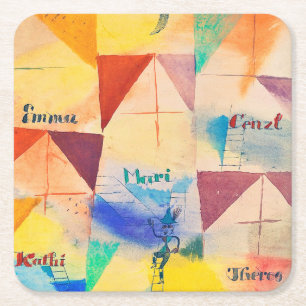 The Bavarian Don Giovanni, Klee Square Paper Coaster