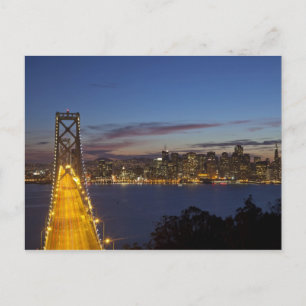 The Bay Bridge from Treasure Island Postcard