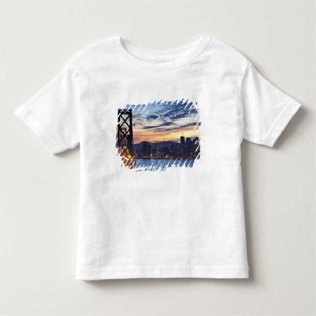 The Bay Bridge from Treasure Island Toddler T-Shirt (Front)