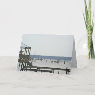 "the bay" greeting card