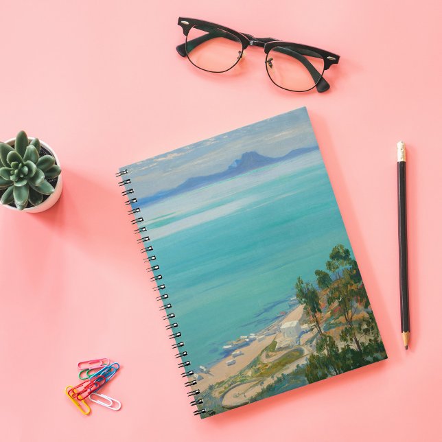 The Bay of Tunis, Morning | Sir John Lavery Notebook (Creator Uploaded)