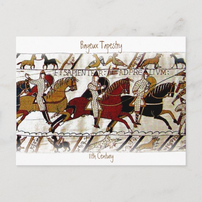 The Bayeux Tapestry a4 Postcard (Front)