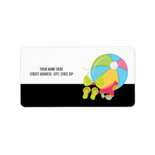 The Beach Address Mailing Labels