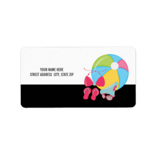 The Beach Address Mailing Labels
