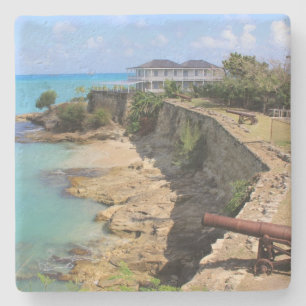 The Beach at Fort James Antigua Barbuda Coaster