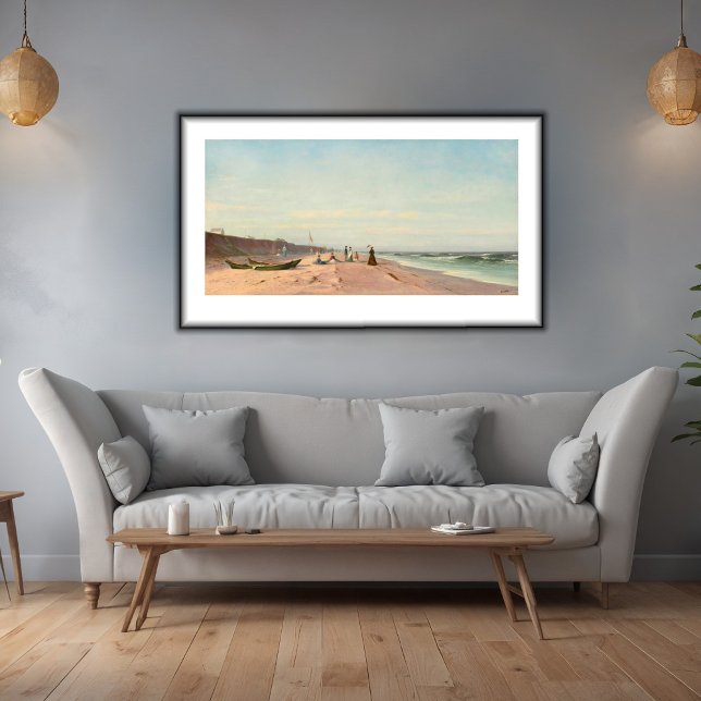 The Beach At Long Branch, New Jersey  Poster (Creator Uploaded)