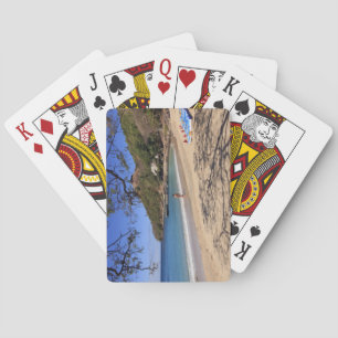 The beach at Pigeon Island National Park Playing Cards