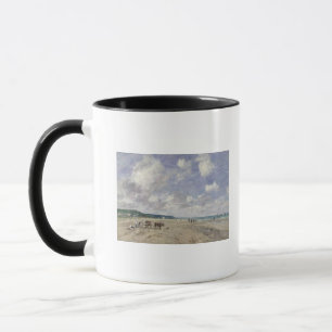 The Beach at Tourgeville, 1893 Mug