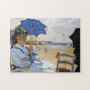 The Beach at Trouville Claude Monet Jigsaw Puzzle