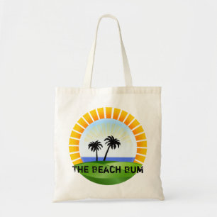 The Beach Bum Tropical Tote Bag