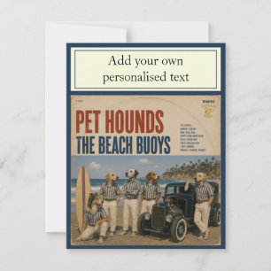 The Beach Buoys Album: a parody Invitation