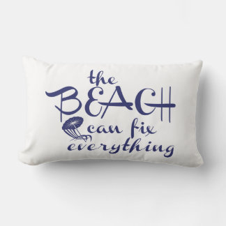 The Beach Can Fix Everything Lumbar Cushion