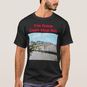 The Beach, Cape May NJ, Vintage T-Shirt