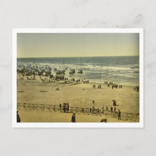 The Beach from the Casino, Ostend, Belgium Postcard