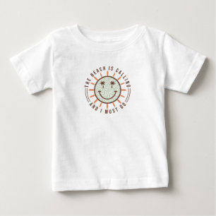 The Beach is Calling Baby T-Shirt