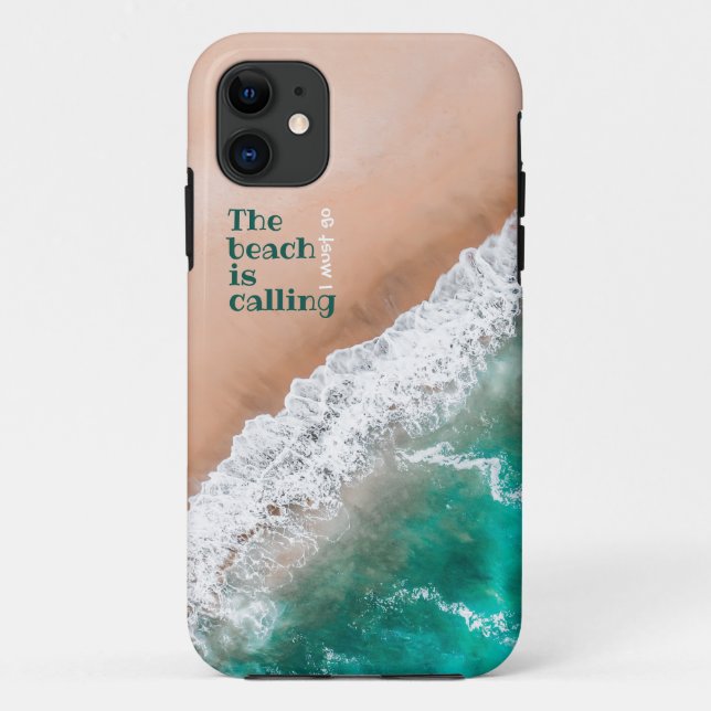 The beach is calling...I must go Case-Mate iPhone Case (Back)
