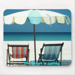 The beach is calling mouse pad