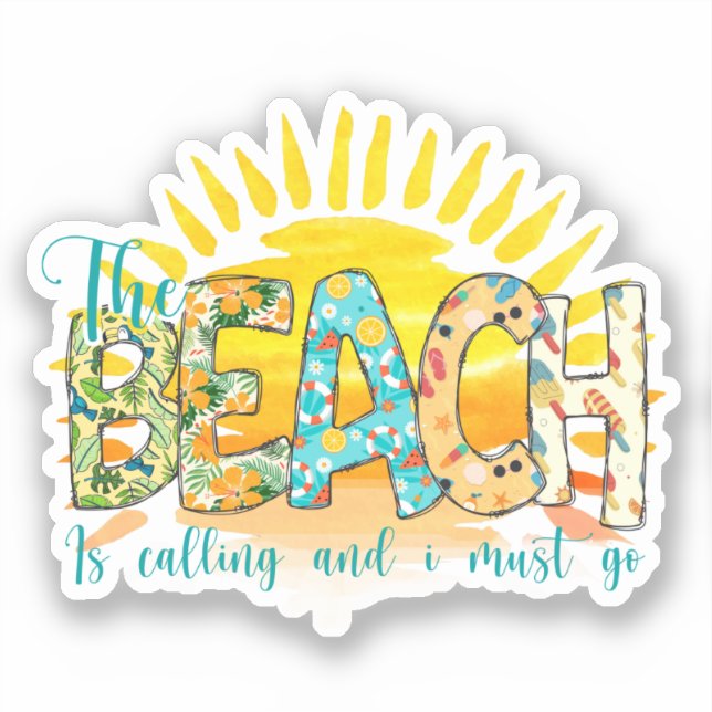 The Beach Is Calling | Sunset (Front)