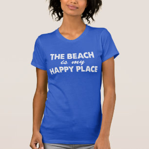 The Beach Is My Happy Place (ON DARK) T-Shirt