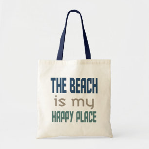 The Beach Is My Happy Place Tote Bag