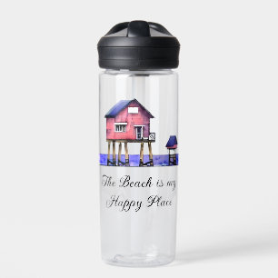 The Beach is my Happy Place Water Bottle