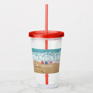 The Beach Life - Acrylic Tumblers