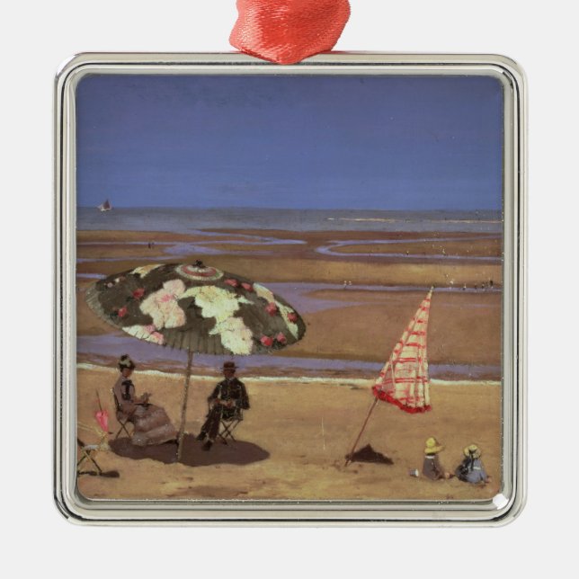 The Beach Metal Ornament (Front)