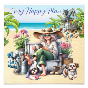 The Beach - My Happy Place Photo Print