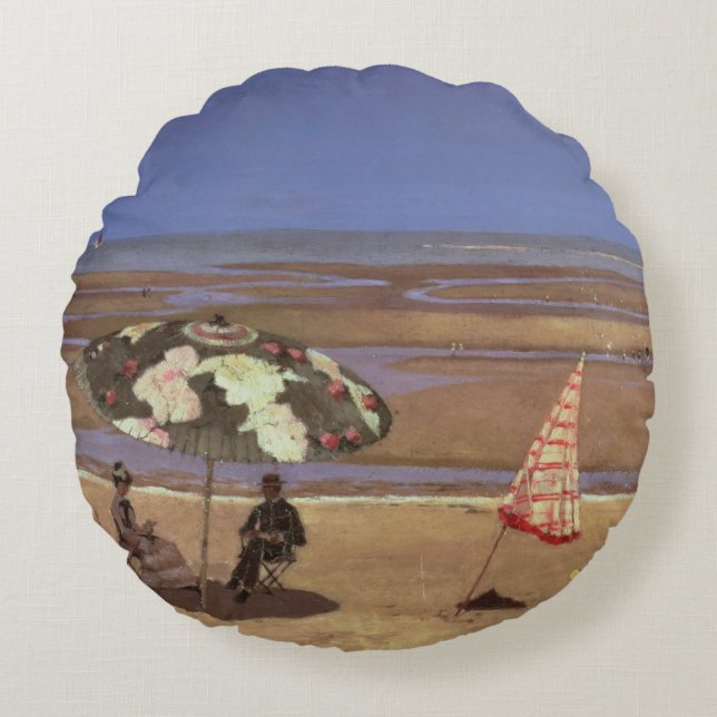 The Beach Round Cushion (Front)