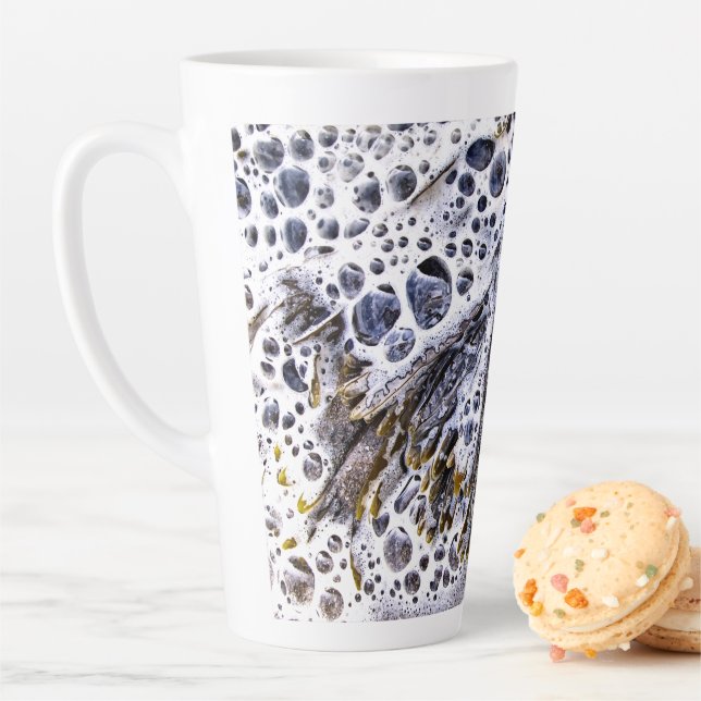 THE BEACH, SEAWEED, WATER AND SAND LATTE MUG (In Situ)