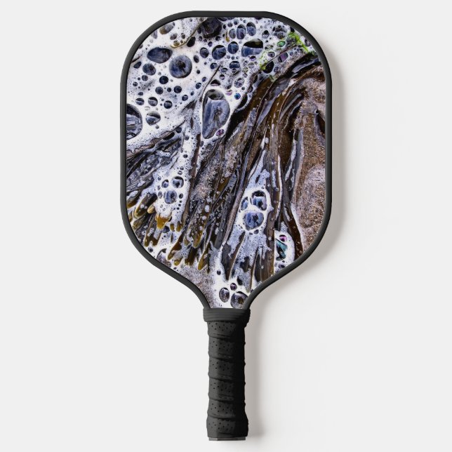 THE BEACH, SEAWEED, WATER AND SAND PICKLEBALL PADDLE (Front)