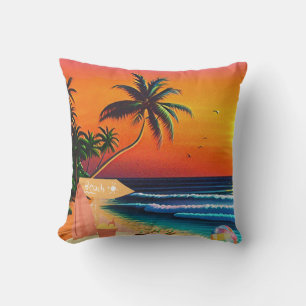 THE BEACH SUNSET CUSHION