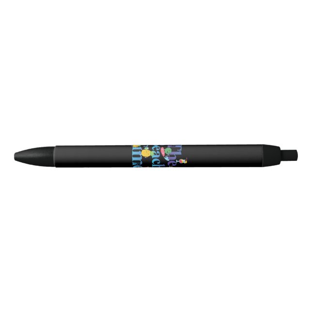 The Beach Time Black Ink Pen (Front)