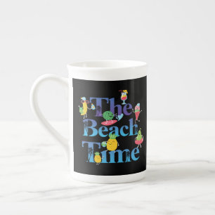 The Beach Time Bone China Mug
