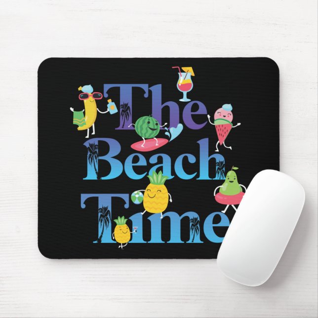 The Beach Time Mouse Pad (With Mouse)