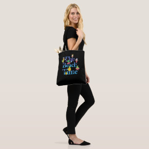 The Beach Time Tote Bag